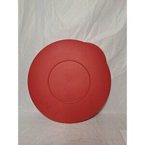 Tupperware 12" Replacement Lid #6091 - Red - For 32 Cup Impressions Bowl